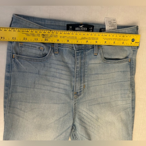 Hollister high rise super skinny classic stretch Jeans LightWash Denim Sz-3R. O5 - Picture 10 of 12
